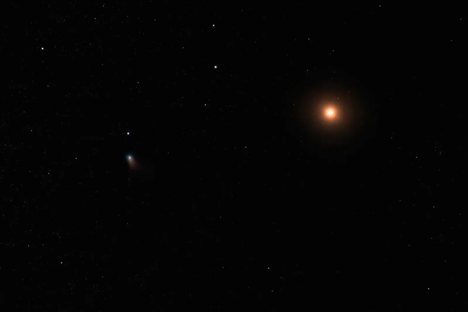 C/2022 E3 (ZTF) and Mars