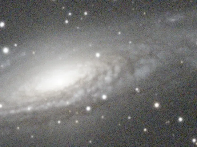 NGC 7331 before and after denoising